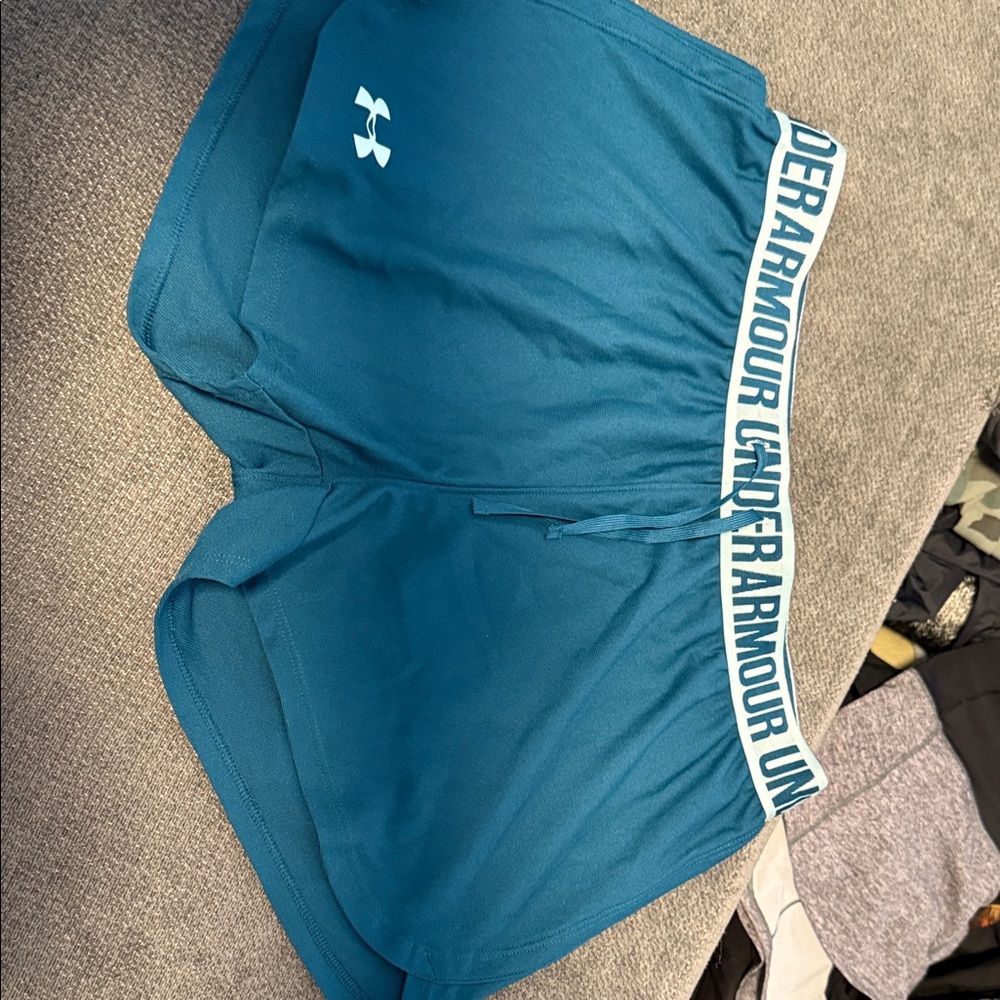 Under Armour Women's Teal Athletic Shorts